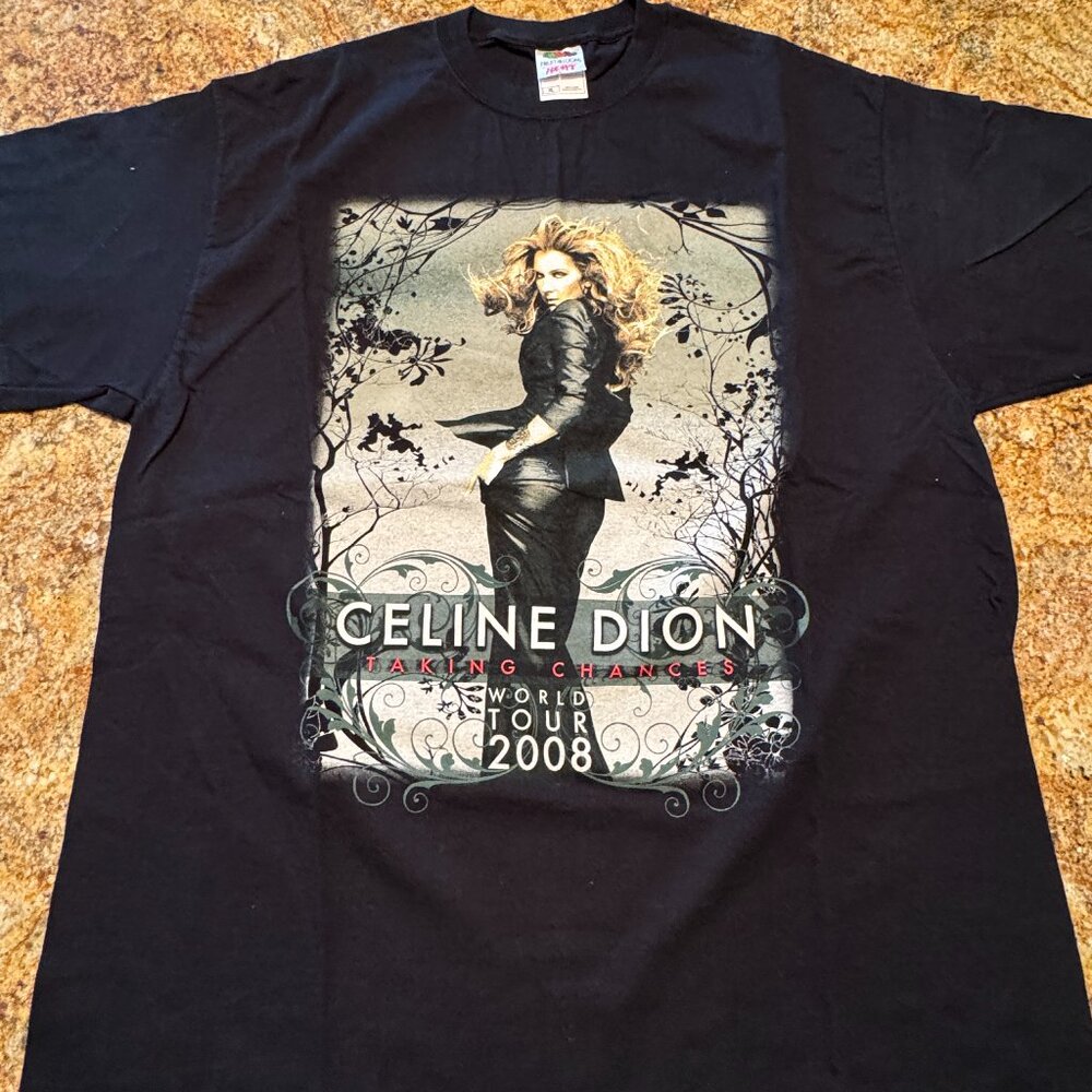 Vintage 2008-2009 Celine Dion conert t-shirt